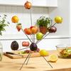 Взрывающаяся фруктовая ваза Искусство Плавающая подставка для фруктов Полная вентиляция на 360 градусов Сохраняет свежесть Металлическая скульптура для украшения кухонного стола
