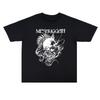 Футболка для мужчин и женщин из хлопка с принтом Metal Rock Meshuggah Band 2025 года, высококачественная мужская футболка с коротким рукавом