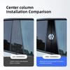 For VW VW B Pillar Anti-Scratch Protective Film Center Pillar Sticker for GTI Polo Golf Passat Tiguan Arteon Jetta T-ROC ID Parts Auto