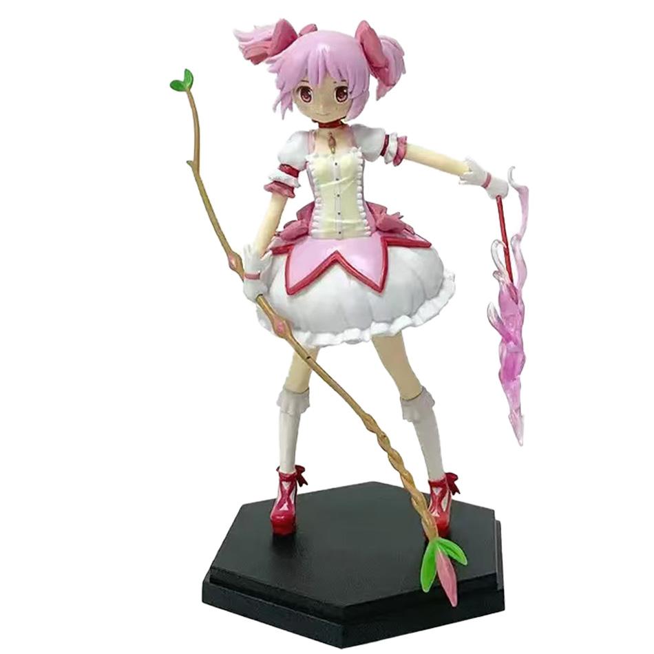 Puella Magi Madoka Magica Аниме Фигурка Канаме Мадока Волшебница ПВХ Аниме Три Фигурки Действия Модель Мультяшная Модель Игрушка Подарок