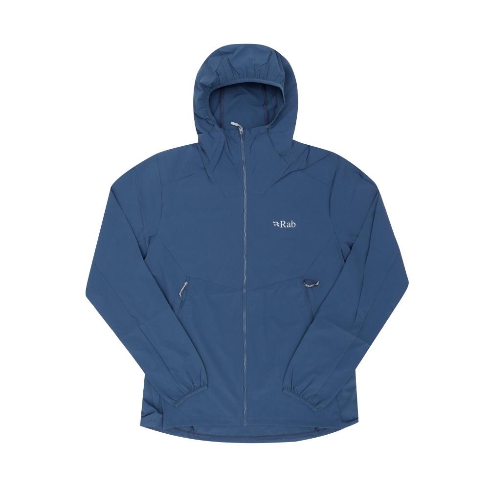 Мужская куртка-худи SoftShell Rab tempeSt Blue qwS 76
