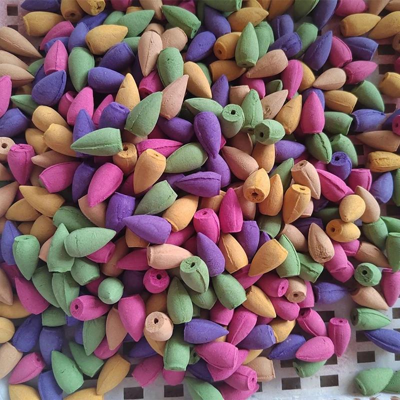 Смешанный Водопад Дым Обратный Поток Натуральный Конус Благовоний Конус Благовоний Лаванда Многоароматный Подходит для Мест Чайная Комната Комната для Йоги