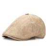 Весна Осень Британская Ретро Кепка PU Кепка с козырьком Уличная Дорожная Кепка Художника