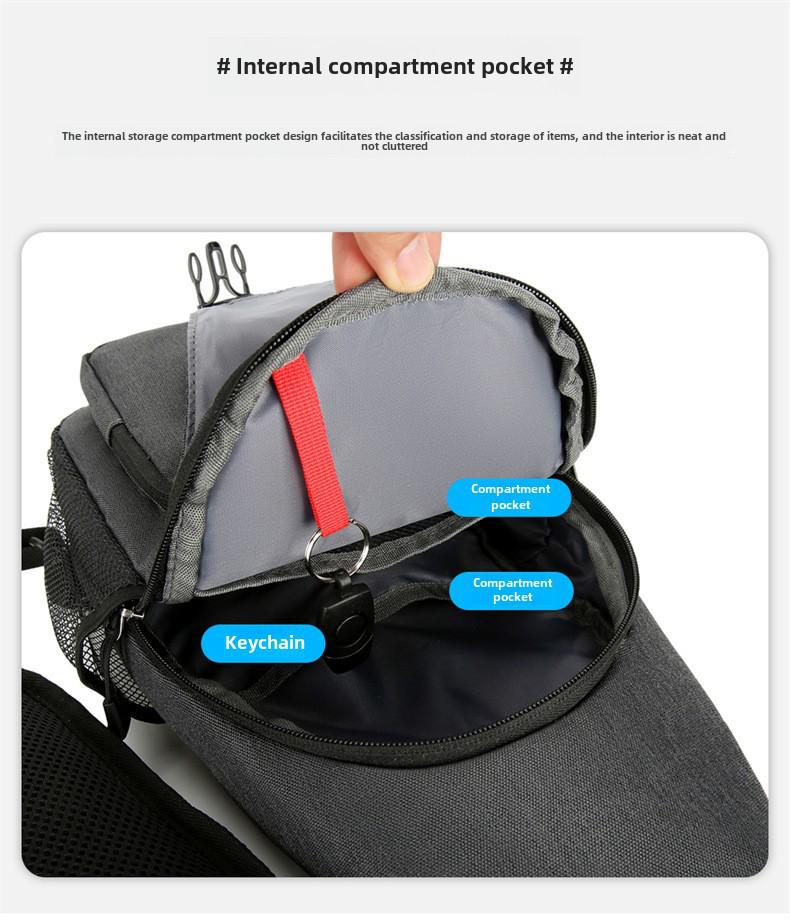 Модная многофункциональная сумка на грудь для мальчиков и девочек 2023 года — сумка через плечо для отдыха на открытом воздухе и путешествий