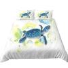 Turtle Pattern Bedding Set Bedding Cover with Pillow Case AU/EU/US Single/Double Full Size Home Bedding Set