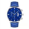 Men'S Fake Three-Eye Belt Calendar Casual Fashion Business Quartz Belt Watch One Piece Delivery