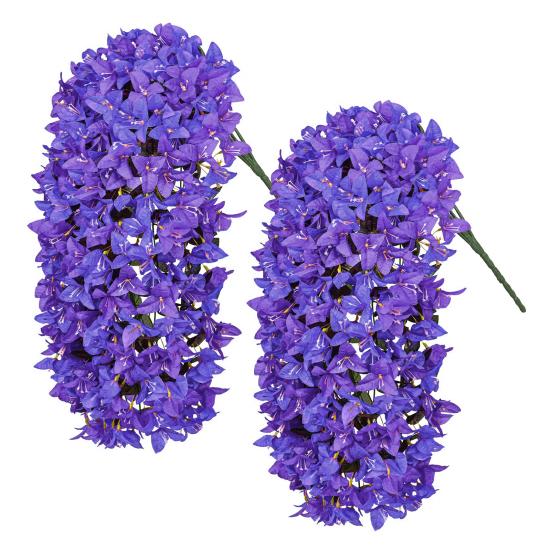 2 шт. Подвесная искусственная бугенвиллия великолепная Устойчивая к УФ-лучам Реалистичный искусственный цветок Свадебная вечеринка В помещении