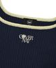 COVERNAT WOMAN Rib Sleeveless Knit Navy