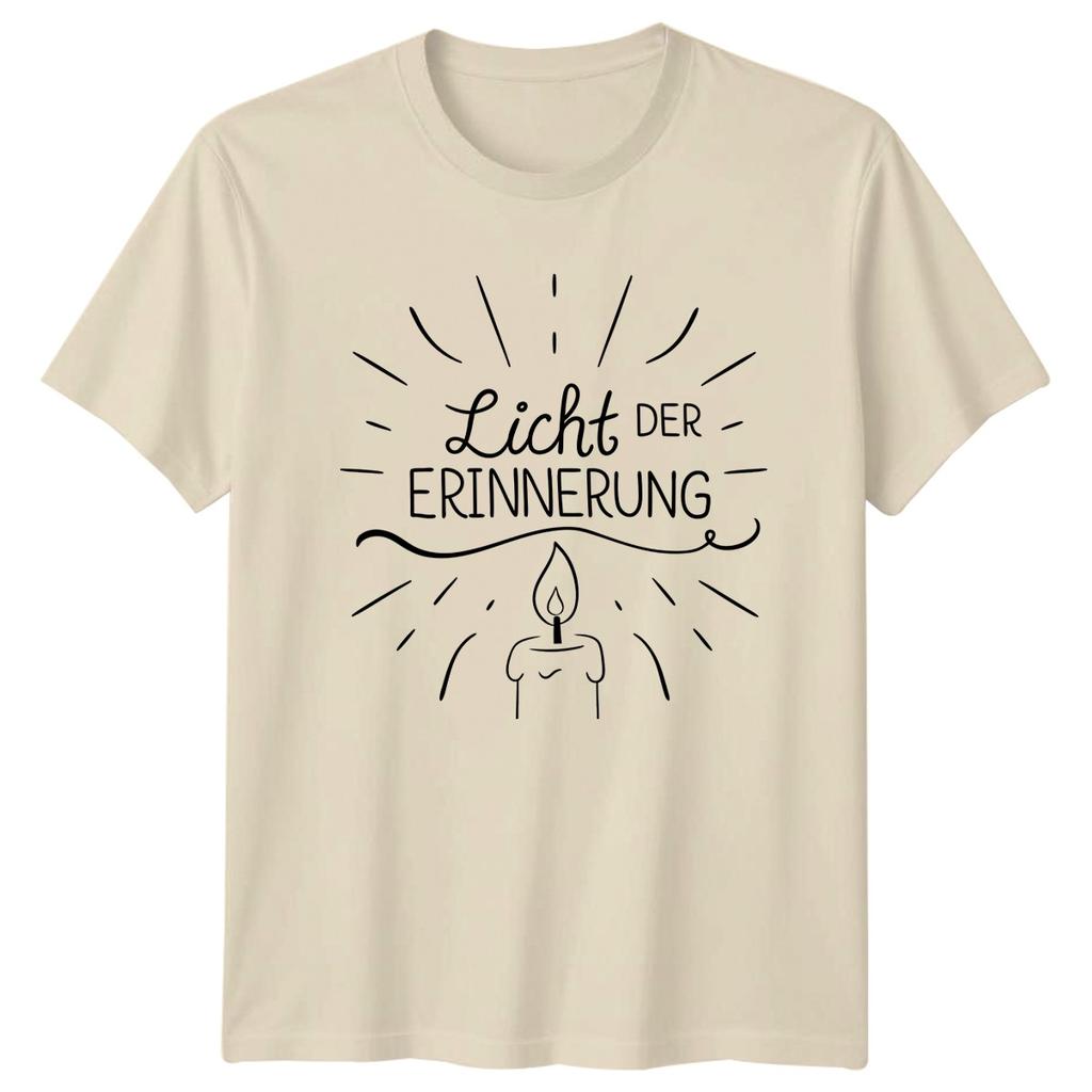 Licht Der Erinnerung TShirt Remembrance Mourning Memorial Gift For Him And Her