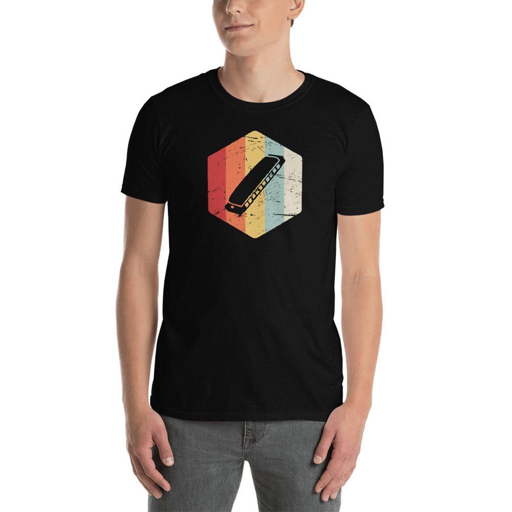 Harmonica T-Shirt / Harmonica Player Gift For Bluegrass, Folk, & Country Musicians (Unisex)