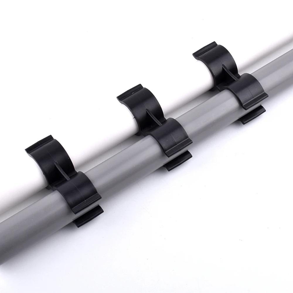 6pcs Agricultural Irrigation Pipe Clamp Double U Type Water Pipe Support New PVC Pipe Clamp
