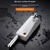 Anti-theft Floor-standing Glass Door Lock Premium Aluminum Alloy Mortise Spring Bolt Lock for Commercial Shop Storefront
