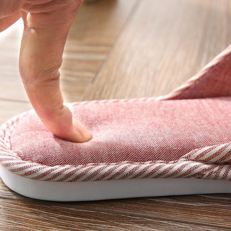 Полосатые женские домашние тапочки, домашняя обувь, шлепанцы, женские тапочки с мягкой подошвой, открытые тапочки для пар