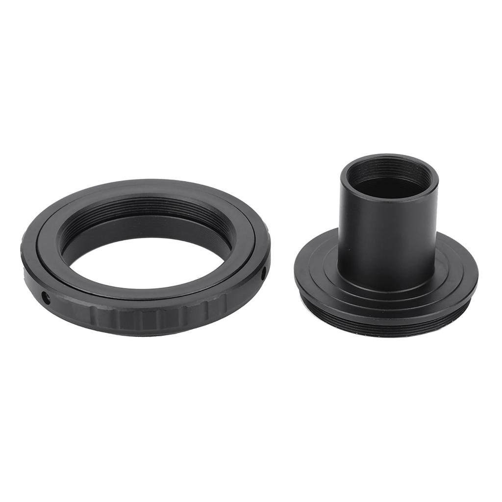 Metal Adapter Ring 23.2mm T Mount Microscope Eyepiece for Nikon AI Mounts SLR Camera