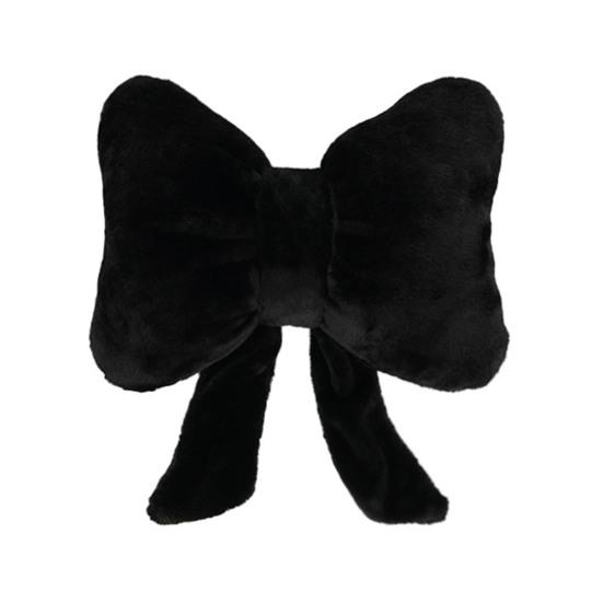 Плюшевая подушка-бант для подголовника автомобиля, подушка для поясничной поддержки, мягкая удобная подушка для талии, эластичные ленты, подушка для спинки автокресла