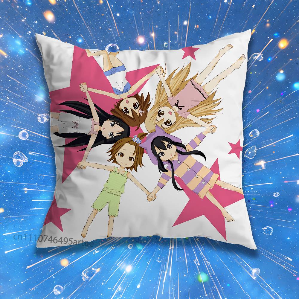 Japan Anime KON Pillow Case Living Room Sofa Cushion Cover Suitable For Home Bedroom Room Decoration