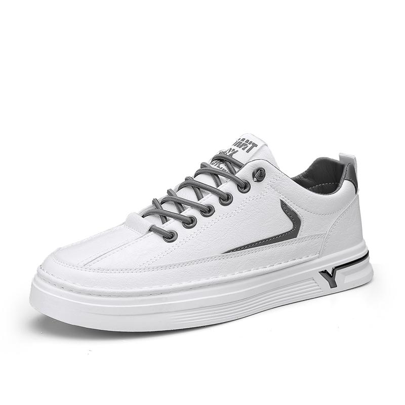 Casual Sports Shoes Men'S All-Match Wear-Resistant Men'S Shoes Fashion Skateboarding Shoes for Men Leisure Running Shoes Leather Shoes Men