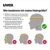 Uvex Bicycle Helmet with Visor, LED Light Included, Made In Germany, Finale Visor