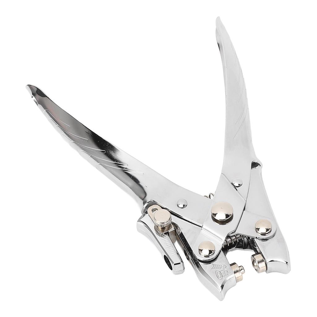 5mm Eyelet Hole Puncher Labor Saving Manual Grommet Pliers Punching Tool A4 Paper 30 Sheets