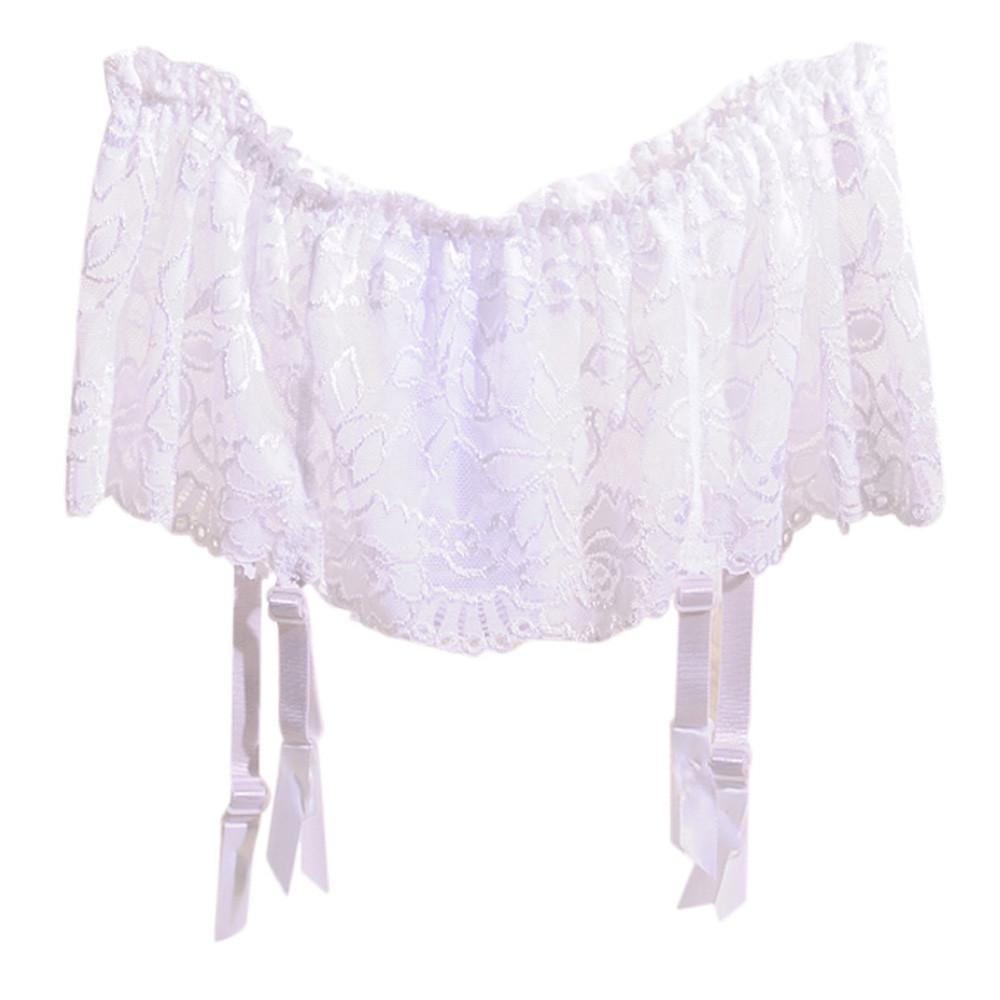 Женское сексуальное кружевное нижнее белье до бедра с подвязками и подвязками