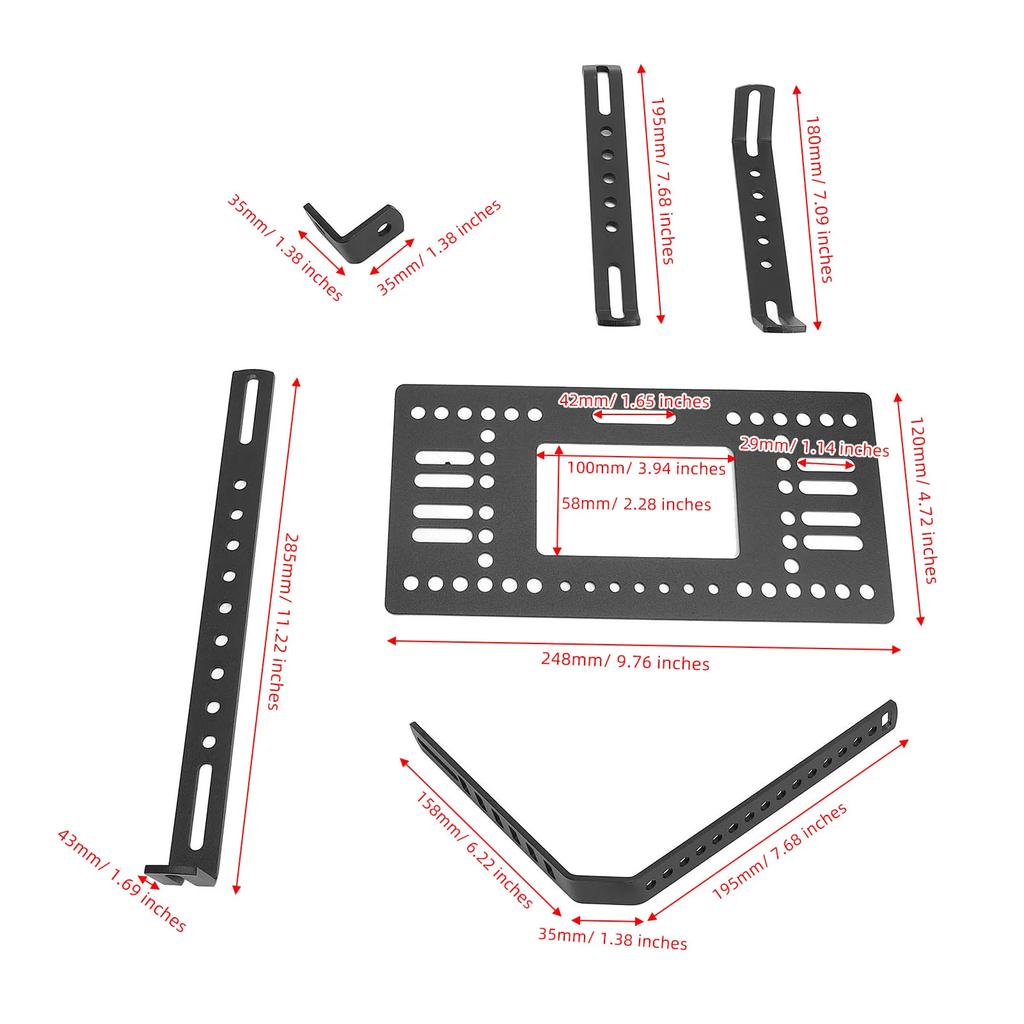 Bracket Case Rack Motorcycle Side Box Bracket  Fit Motorcycle Luggage Side Box Abrasion Proof Rugged Construction for Motorbike