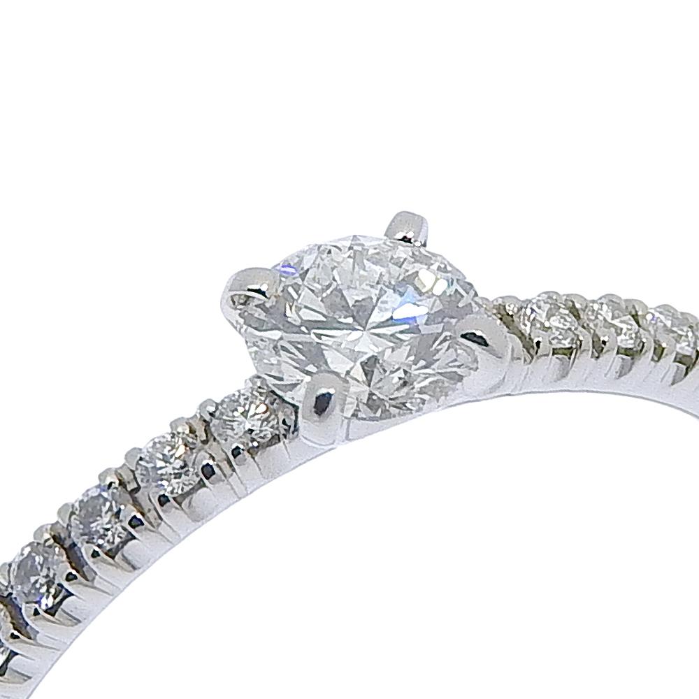 CARTIER Ettenseldou Ring N4744247 Pt950Platinum/diamond #3.7(US Size) 1.5g Women Used