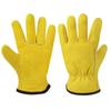 Wear-resistant Leather Mechanic Garden Plush Work Gloves Labor Gloves Driving Gloves Winter Warm