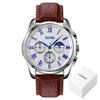 Skmei Casual Quartz Wristwatches Waterproof Stopwatch Date Clock Male Montre Homme Creative Moon Phase Sport Mens Watches 9260
