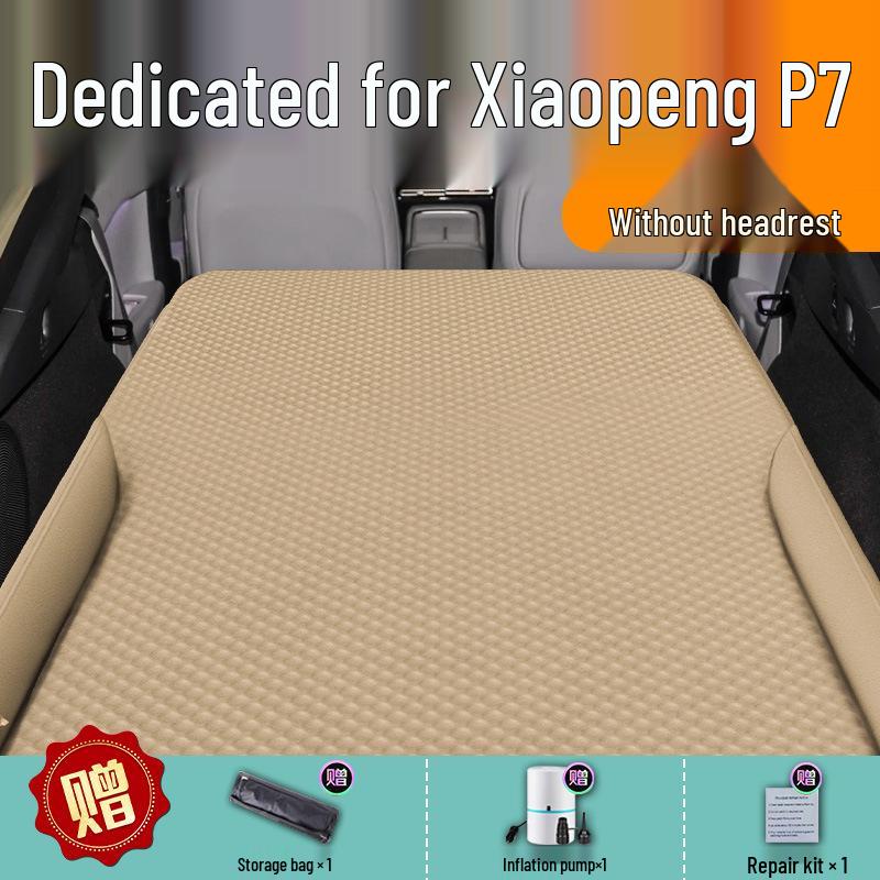 XPeng P7 Car Mattress Rear Seat Inflatable Sleeping Pad & Air Cushion Bed with Essential Items