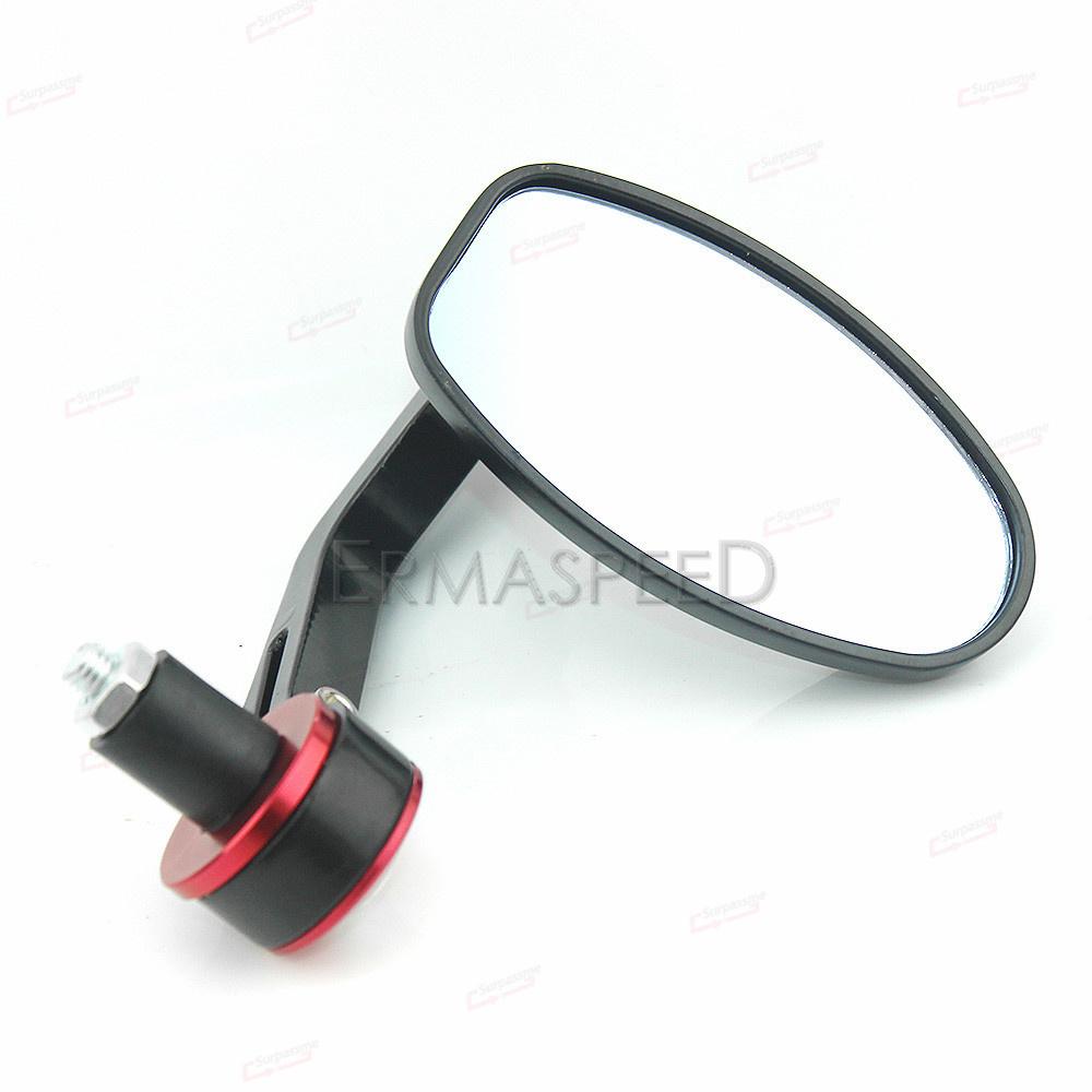 Универсальные мотоциклетные зеркала 7/8 "22 мм, торцевые зеркала на руле мотоцикла, алюминиевые боковые зеркала заднего вида для мотоцикла