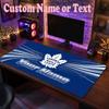 Toronto Maple Leafs Customized Name Text Mouse Pad, Large Desk Mouse Mat Personalized Home Office Present