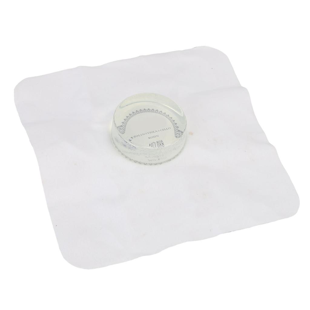 Violin Rosin High Purity High Friction Low Dust String Rosin for Viola Cello Erhu Music Instrument White