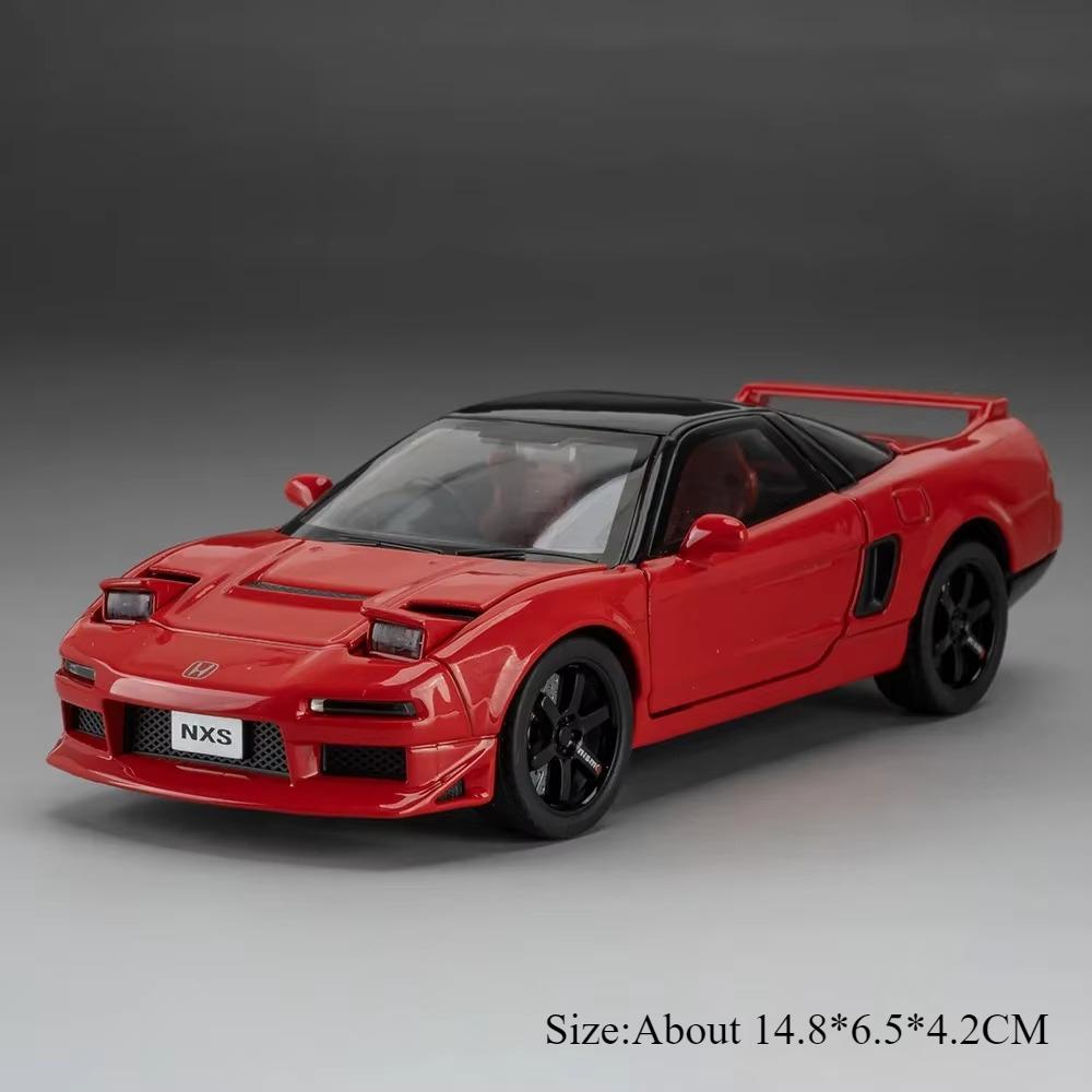 1:32 Subaru Impreza Honda Nsx Модель Игрушка Сплав Литой Автомобиль Звук Свет Откат 4 Открывающиеся Двери Транспортные Средства Для Детей Подарок на День Рождения