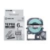 King Jim [Genuine] Tepra PRO Tape Cartridge Strong Adhesive 6mm White Label/Black Letters Length 8m SS6KW