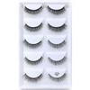 AMSNCN NEW 5Pair 100% Real 3D Mink Lashes Soft Natural False Eyelashes Makeup Long Eye Lashes Eyelash Extension CiliosH13mini