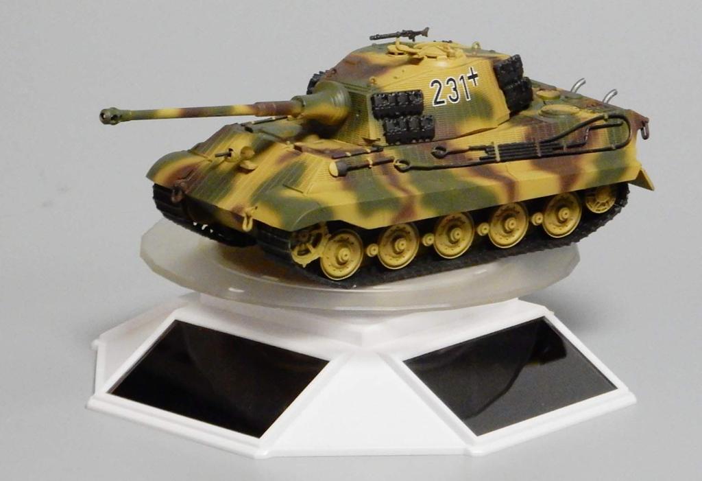 Platz Solar Turntable 120 White W145 X D157 X H37mm Table Diameter Load Capacity 200g or Less Display Accessories (Turning 80mm, 120mm) PMM-12wh