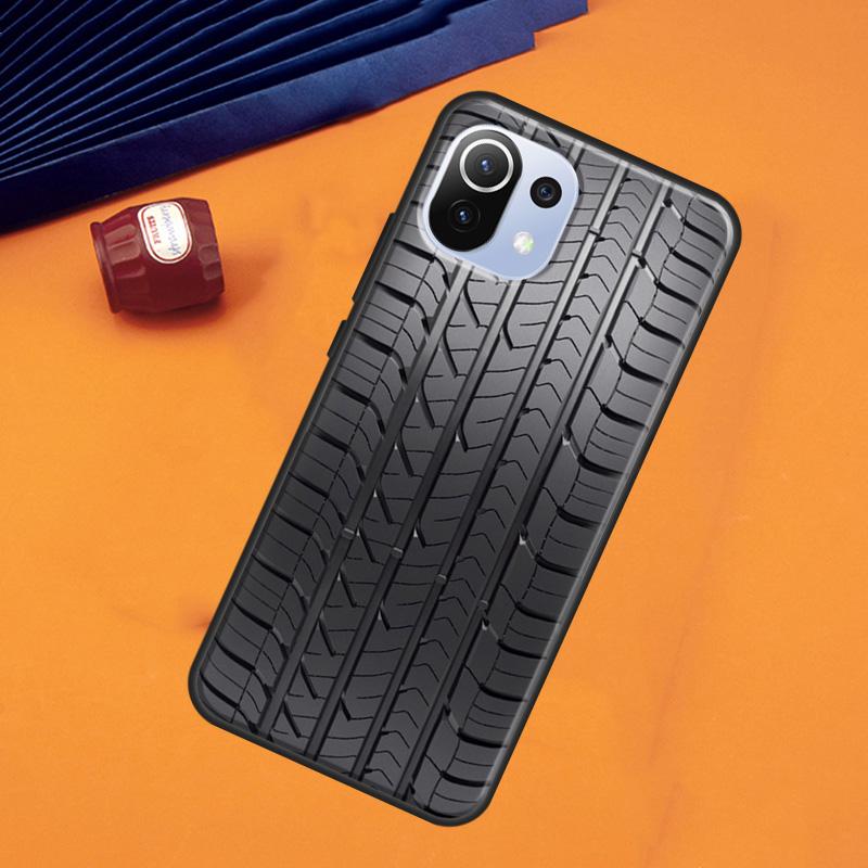 Чехол с рисунком протектора шины для POCO F5 X3 X5 Pro F3 F4 X4 GT M5s C40 Чехол для Xiaomi 13 11T 12T Pro 12 Lite 12X