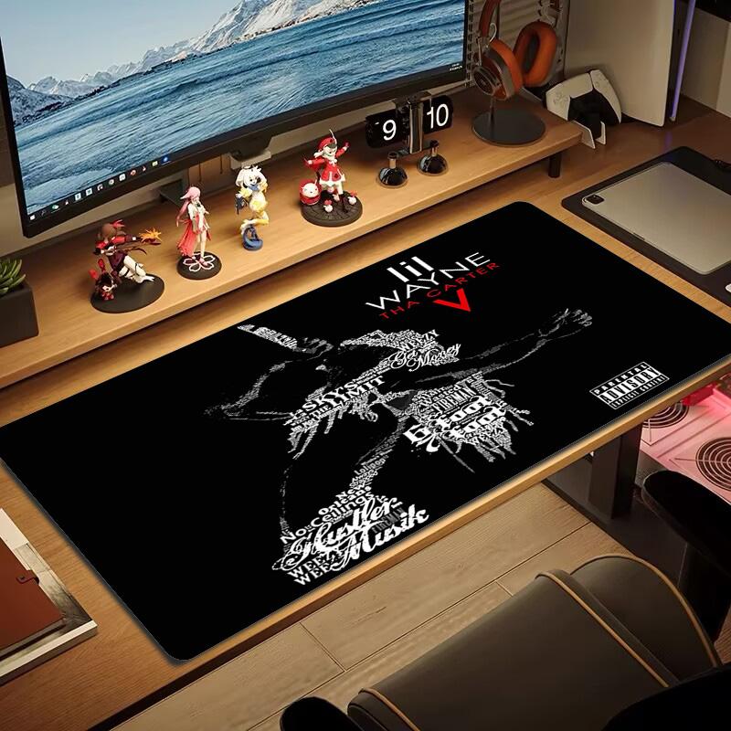 Lil Wayne Color Mouse Pad Large Gaming Table Cushion Non-slip Laptop Tablet Big Mousepad XXL Mat Mini PC Playmat With Lock edge