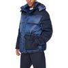 Armani Exchange Мужская теплая хлопковая куртка с цветными вставками и съемным капюшоном Мужские куртки Темно-синий 6LZK34-ZNWHZ-85BS