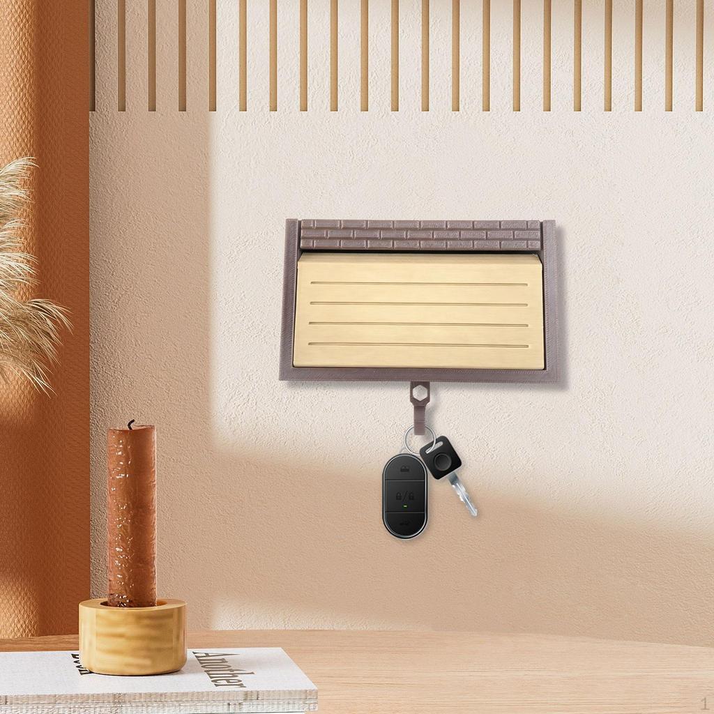 Car Garage Key Holder with Opening Door Keychain 3D Printed Opener Keys Rack for Entryway