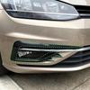 Для VW Golf 7 MK7 Golf7 MK7.5 VII 2017-2019 Facelift передний бампер противотуманные фары решетка крышка отделка Wind Knife Razor Style Canards Kit