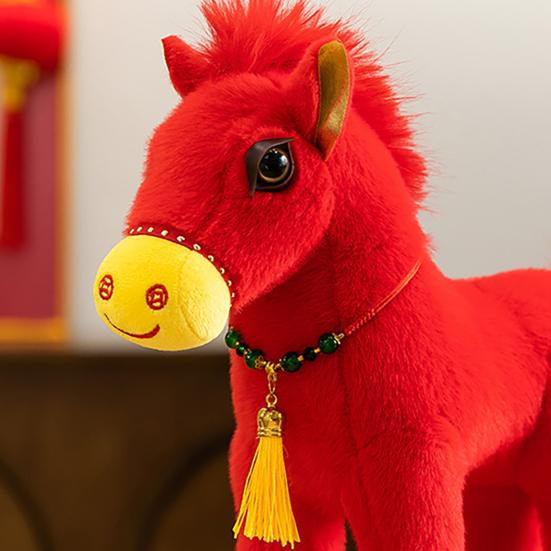 Кукла Лошадь Мягкая Ткань Ручная Работа Наполнитель ПП Хлопок Мягкая Игрушка Кукла Взрослые Дети Лошадь