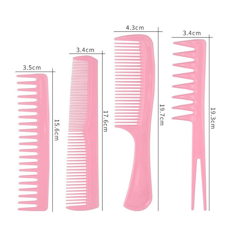 Barber Hairdressing Comb Multifunctional Hair Detangling Comb Hair Care Tool Set Haircutting Accessories
