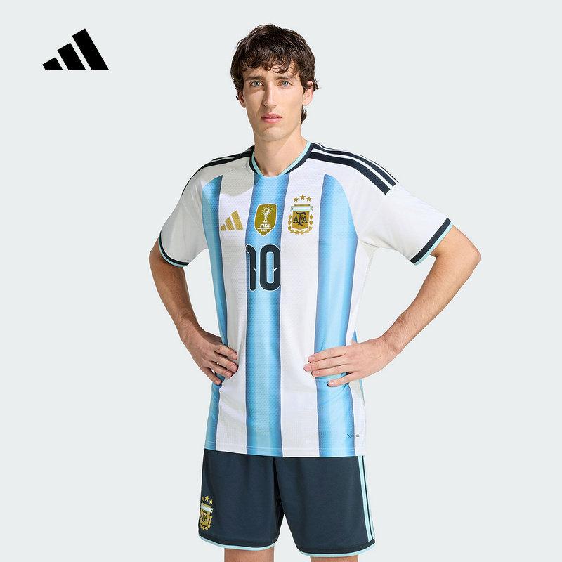 Adidas 2026 Домашняя игровая версия сборной Аргентины Чемпионат мира Месси Номер 10 Футбольная футболка для мужчин