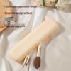 Portable Silicone Makeup Brush Holder - Waterproof Travel Storage Bag for Blush & Eyeshadow Brushes