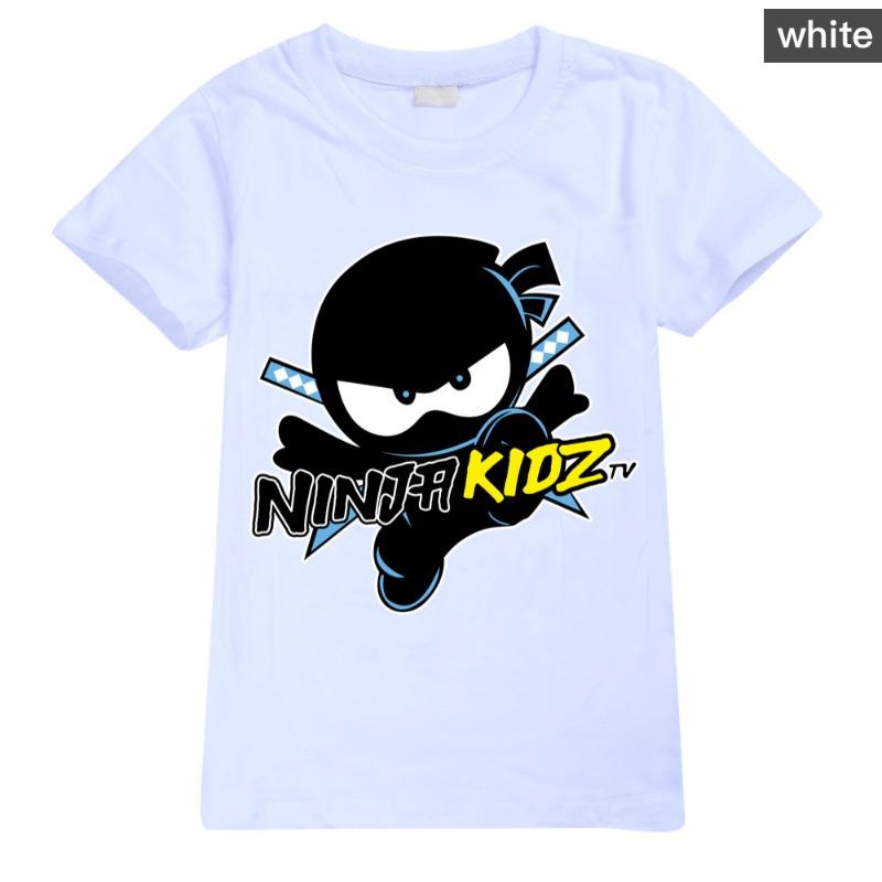 NINJA KIDZ Детская одежда Летняя Мода для Мальчиков Футболка с Коротким Рукавом Графическая Футболка для Мальчиков Топы для Малышей Детский Свитшот Горячая Распродажа