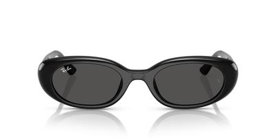 Ray-Ban Солнцезащитные очки RB4441D 6677/87 53 - Черные / Линзы темно-серого цвета Посадка на низкую переносицу