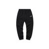 Li Ning Sports Basketball Series Letter Cuff Knitted Sports Long Pants Men Bottoms Standard-Black AKLP203-1