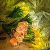 Искусственные тюльпаны со светодиодной подсветкой, ночник, регулируемые стебли, реалистичный букет тюльпанов из ПУ с теплым мягким свечением, элегантный цветочный ночник для домашнего декора
