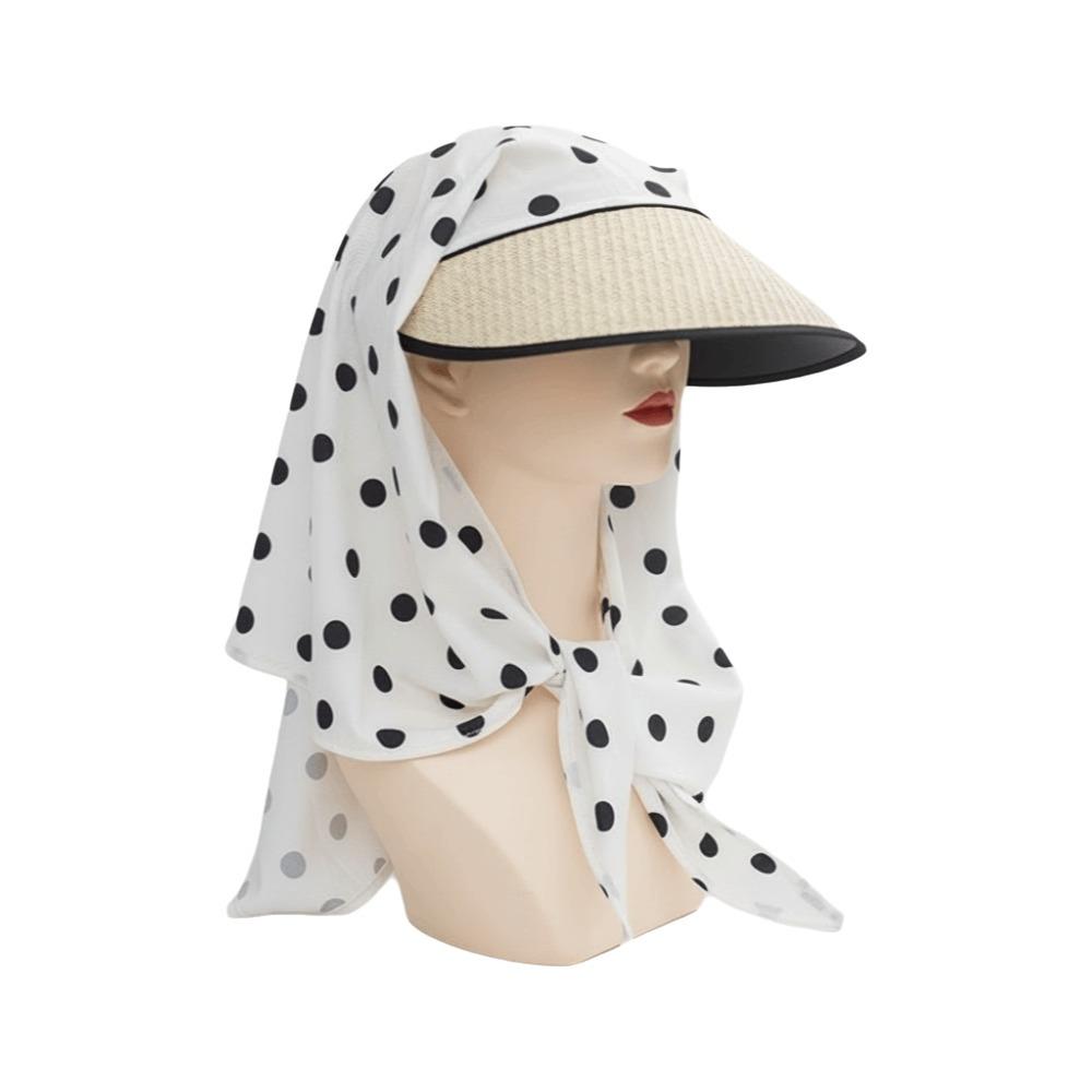 Lightweight Korean Style Headscarf Baseball Hat Print Y2k Strappy Scarf Hat Spicy Girls Sunscreen Headscarf Hat Women